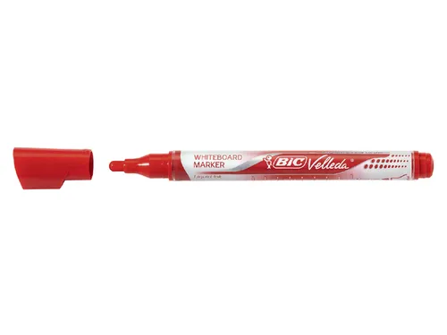 Viltstift Bic Velleda liquid whiteboard rond medium rood