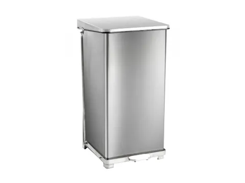 Industriële pedaalemmer 90 Liter Mat RVS
