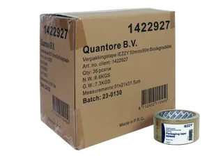Verpakkingstape IEZZY biodegradable 50mmx50m - 2