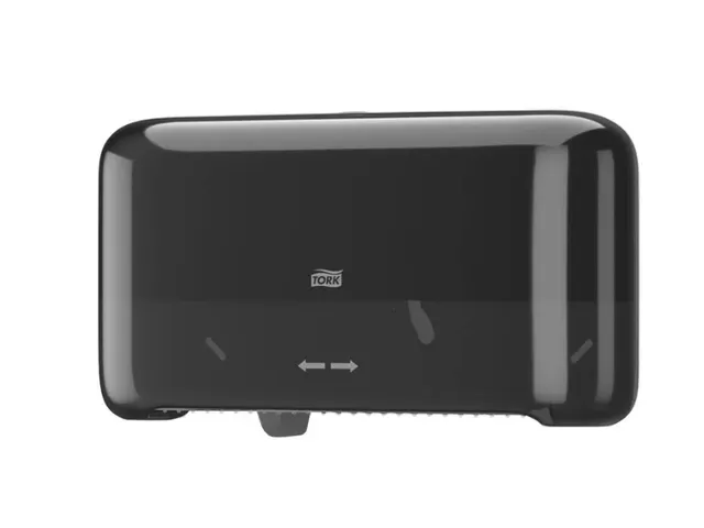 Tork OptiServe Dispenser voor 2 Rollen Hulsloos Toiletpapier Zwart T7