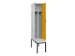 locker met bank,voor scheiding van kleding,HxBxD 2120x400x815mm,1vak