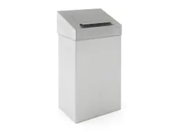 Afvalbak Met Hygiënische Top 18 Liter Rvs