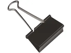 Papierklem Zwart 19mm Doos 10 Stuks