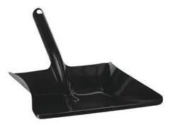 Stofblik Vikan ca. 24x38cm metaal Zwart