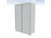 Vitrinekast Hxbxd 1310x860x450mm 3 Oh Wit