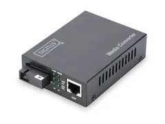 Gigabit Ethernet-mediaconverter, singlemode, BiDi Tx1550nm / Rx1310nm