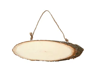 Deurbordje Creativ Company hoogte 6-10cm breedte 23-28cm hout - 1