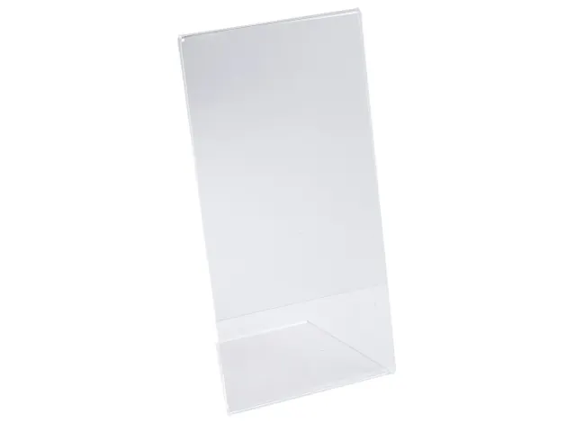 Folderhouder hellend DL transparant