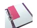 Scheidingsstrook Oxford duo 240x105mm roze