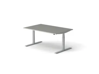 Elektrisch ihv bureau HxBxD 640-1300x1600x1000mm blad grijs - 1