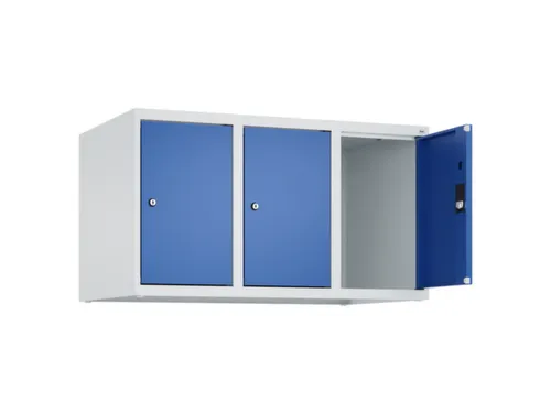 opzetkast,v. locker,3vak.,vak B 300mm,HxBxD 500x900x500mm,vleugeldeur