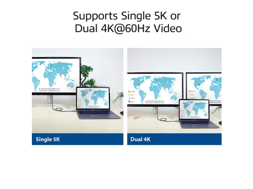 Kabel ACT USB-C USB 4 20Gbps Thunderbolt3 1 meter