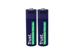 Batterij Trust USB-C oplaadbaar AA 2 stuks