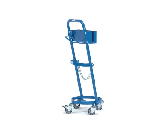 Flessenkar,draagverm. 80kg,laadvl. Ø 310mm,1x11l fles,platform open