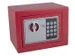 Kluis Pavo mini elektronisch 230x170x170mm rood