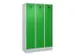 locker voor scheiding van kleding,HxBxD 1950x1200x500mm,3vak