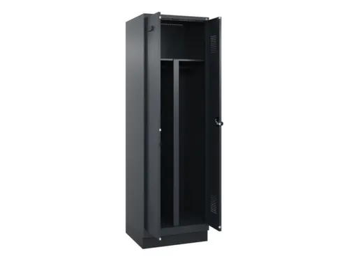 PBM-locker,HxBxD 1950x600x500mm,2vak,vak B 300mm,draaigrendel