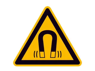 Waarschuwingsbord,V. Binnen/Buiten,Waarschuwing: Magnetisch Veld - 1