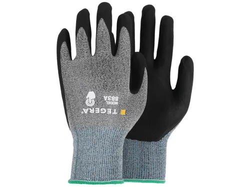 Tegera 883A precisiehandschoenen, zwart/grijs, maat 10, per 12 paar