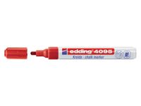 Krijtstift edding 4095 rond rood 2-3mm