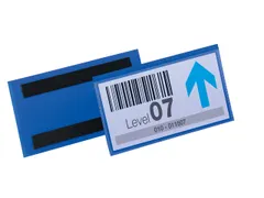 Documenthoes Durable magnetisch 150x67mm blauw 50 stuks