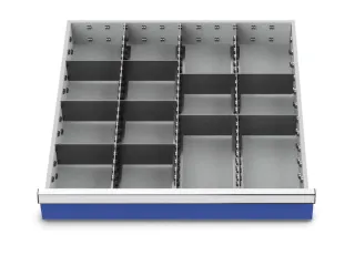 Lade-Indelingsset,V. Werkbank,10Lengteverdeler/3Scheidingsplaten - 2