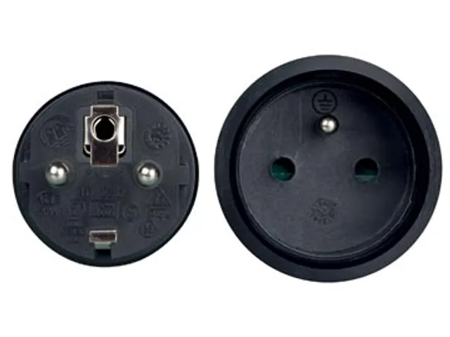 verlengkabel 5 meter, zwart, voor België