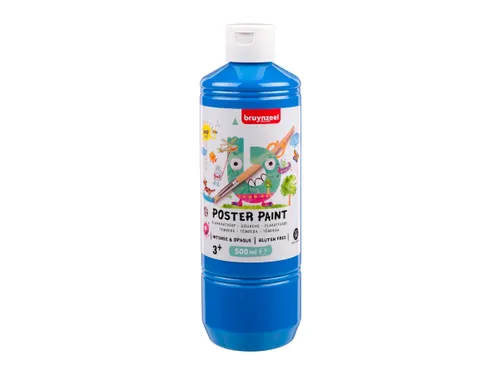 Plakkaatverf Bruynzeel lichtblauw fles à 500ml