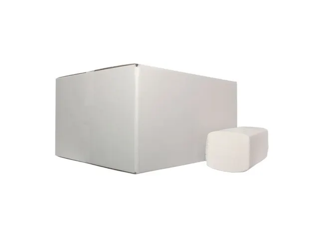 Handdoek 208024 21x24cm Z-Vouw Wit 2-laags 3200 Stuks