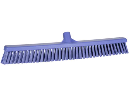 Vikan Hygiene combiveger hard/zachte vezels 610mm paars