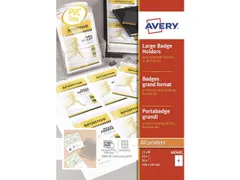 Badgehouder Avery A6 incl. insteekkaarten 50st