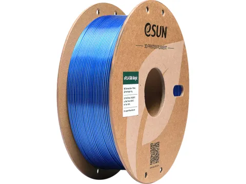 eSUN 3D printer Filament ePLA-Silk Magic 1,75mm Blauw/Zilver 1kg