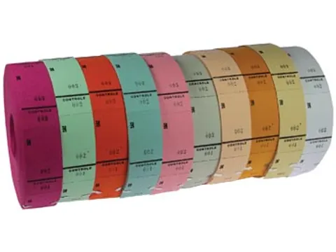 Ticketrollen Geassorteerde Kleuren