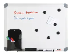 Whiteboard Desq 600x900mm in kunststof draagtas