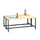 dubbele zitbank,LxD 1000x740mm,houten lijst beuken,onderstel RAL6011