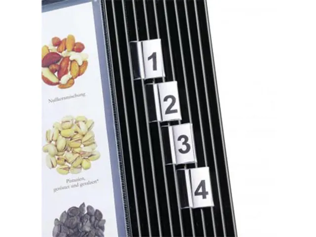 Tabs Pour Système De Présentation 25 Mm Couleurs Assorties 10 Pièce