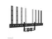Neomounts AV2-500BL Videobar kit - 43-110 inch - max 10 kg - VESA 200x