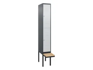 Dubbeldekse dekenkist,HxBxD 2120x300x815mm,1x2vak.,vak B 300mm - 1