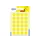PSA15J verpakking met 168 markeringspunten - diameter 15 mm - A6-vel -