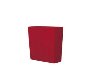 plantenpot,trapeziumvormig,PE,robijnrood,HxBxD 900x900x390mm,55l - 2