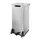 Mobiele Pedaalemmer Carro-Kick 110 Liter RVS