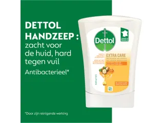 Dettol No Touch Handzeep Extra Care Honing & Galamboter vulling 250ml - 3