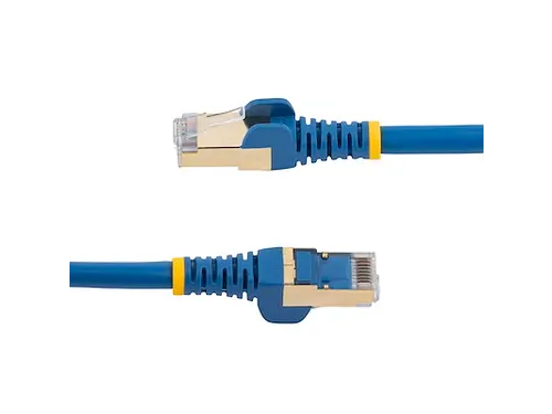 1m CAT6a Ethernet kabel blauw STP