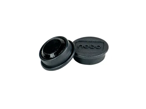 Magneet Nobo 24mm zwart 10 stuks