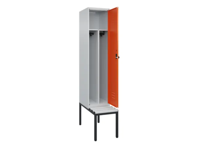 locker voor scheiding van kleding,HxBxD 2120x400x815mm,1vak