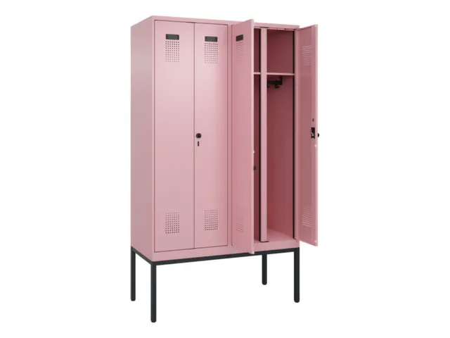 locker voor scheiding van kleding,HxBxD 2120x1200x500mm,4vak