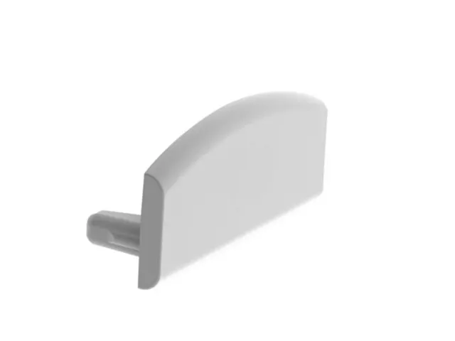 Aluminium Afsluitdop Voor Aluminiumprofiel Voor Ledstrip Slimline Bree