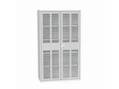 universele kast,HxBxD 2000x1300x550mm,4xStalen bodem,draaigrendelslot