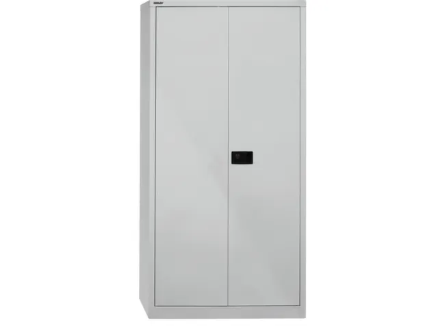 kantoorkast openslaande deuren HxBxD 1950x914x400mm Stalen lichtgrijs