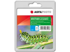 AgfaPhoto Brother LC1220C MFCJ inkt Cyaan Rebuilt 300 pagina's